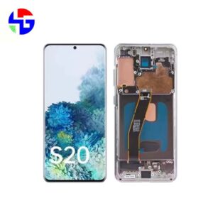 6.2 OLED LCD For Samsung Galaxy S20 Display Digitizer Assembly With Frame Replacement (2)