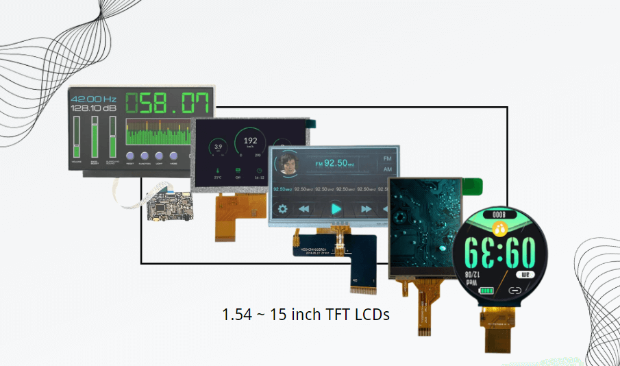 Small and Medium-sized LCD Displays