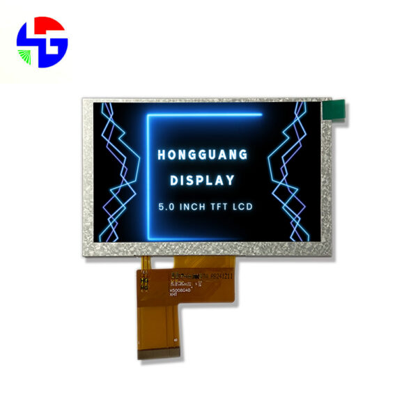 5.0 inch TFT LCD Module, 1000 Luminance, 800x480, RGB Interface (2)